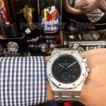 Perfect Replica Audemars Piguet 316L Stainless Steel Watch - Royal Oak Selfwinding Chronograph 41MM
